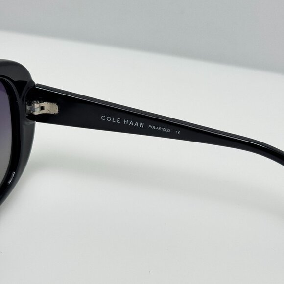 Cole Haan Sunglasses CH9008 001 Black Polarized 54-17-135 - Picture 5 of 8